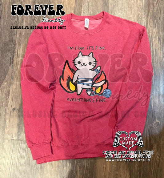 (MTO APPAREL) * CHOOSE STYLE / COLOR: EXCLUSIVE DESIGN Everything’s fine