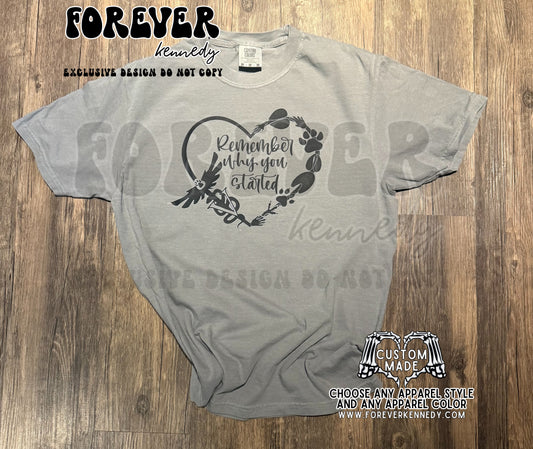 (MTO APPAREL) * CHOOSE STYLE: EXCLUSIVE DESIGN Remember why you started 🖤