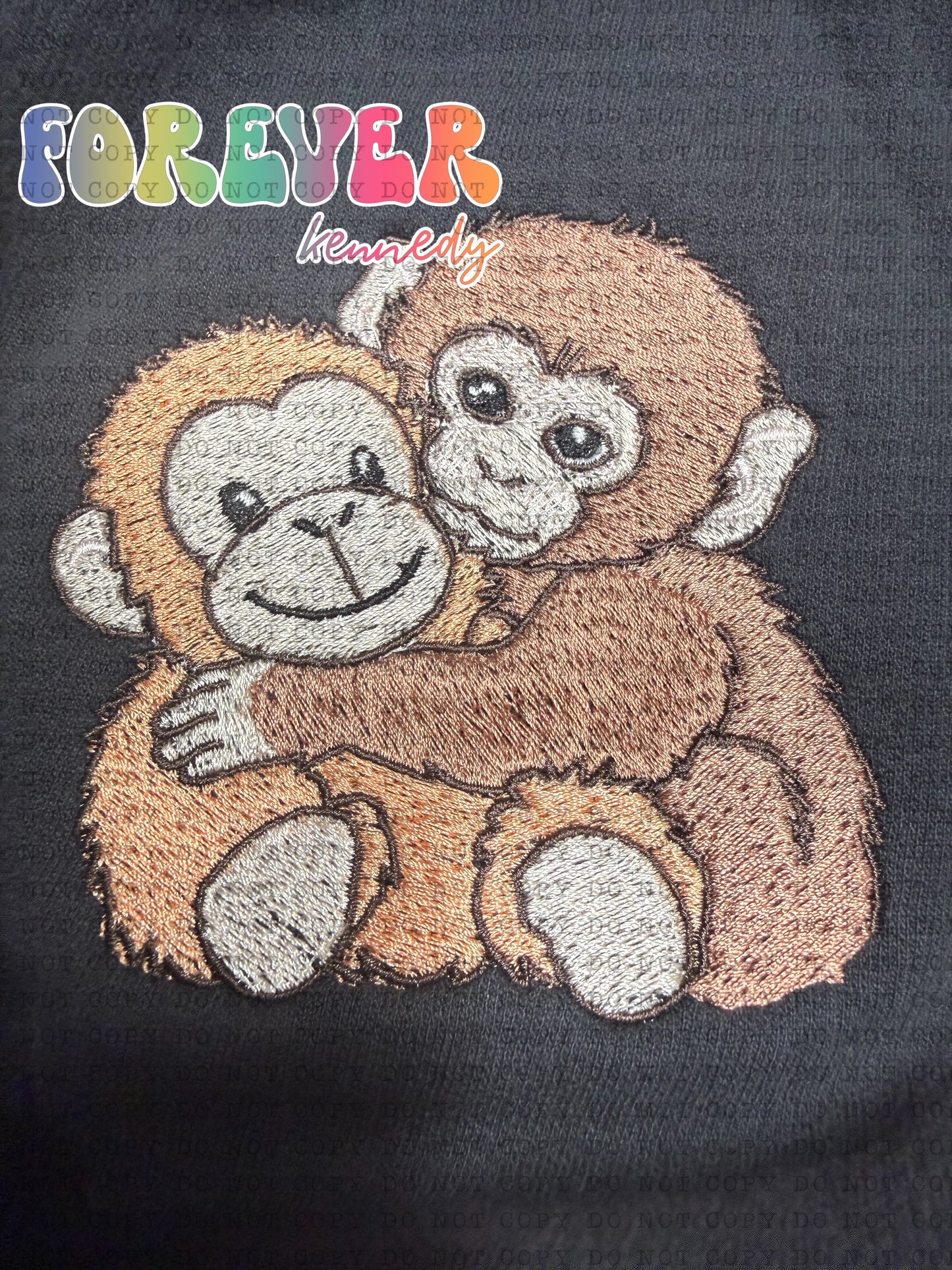 (MTO APPAREL) * CHOOSE STYLE / COLOR: EMBROIDERY Punch Monkey