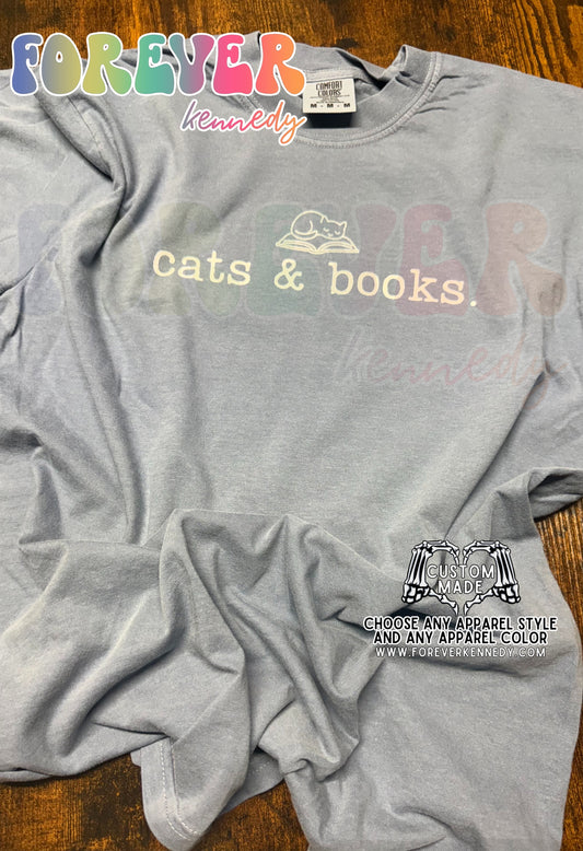 MADE TO ORDER APPAREL: Cats & books