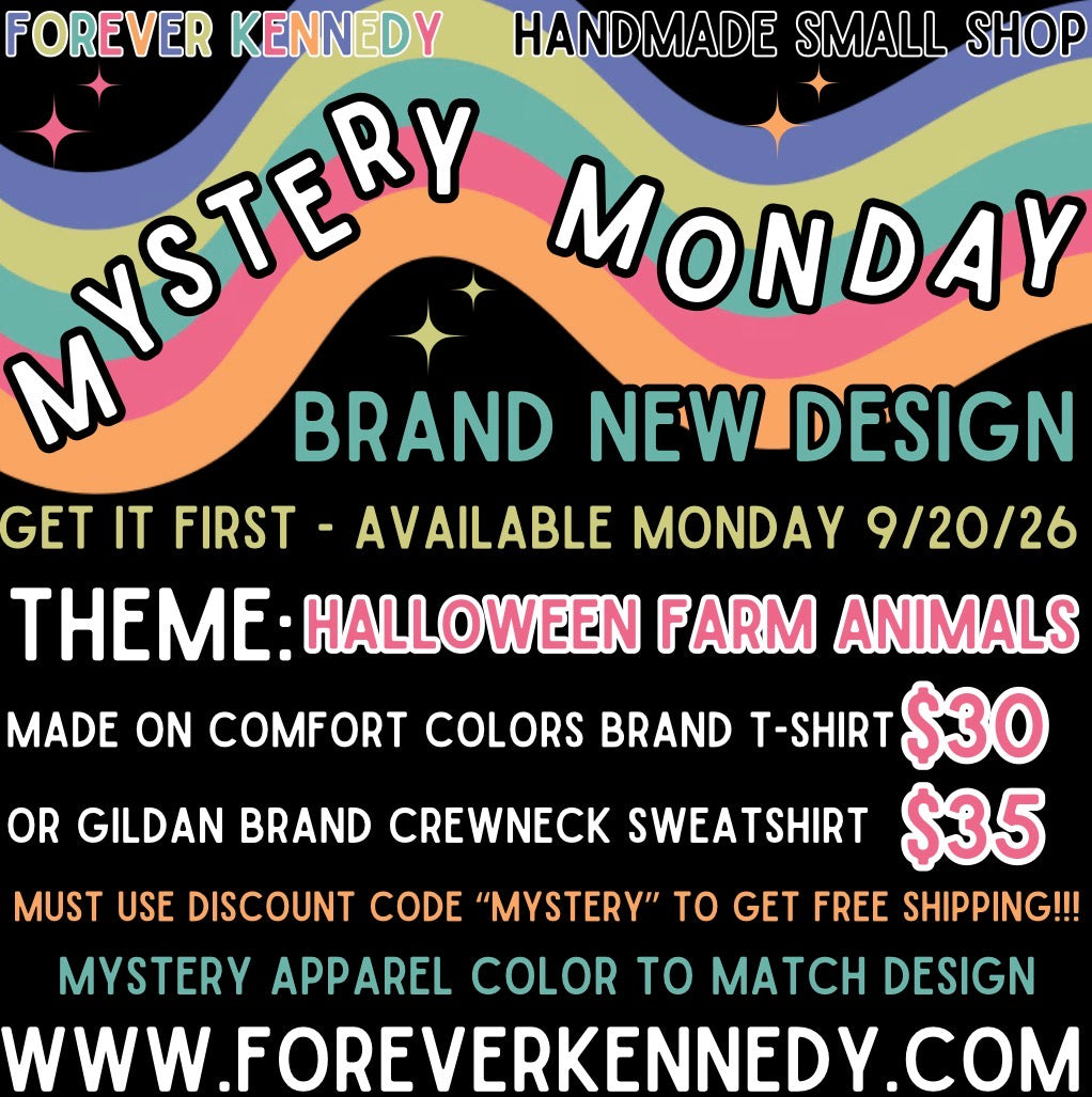 MYSTERY MONDAY * FLASH SALE - Halloween Farm Animals