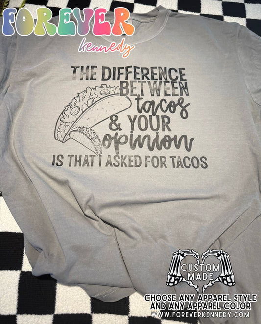 (MTO APPAREL) *LIMITED* CHOOSE STYLE: I want tacos