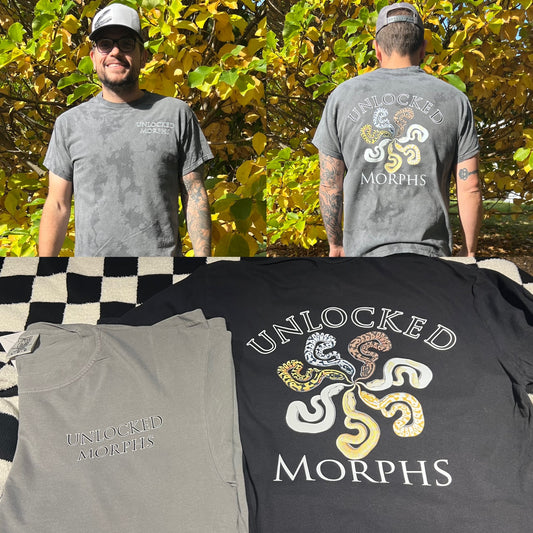 (MTO APPAREL) * CHOOSE STYLE: Unlocked Morphs Logo Merch (front/back design)