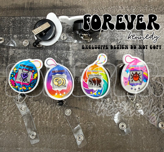 MADE TO ORDER - Badge Reel / EXCLUSIVE DESIGN Veterinary Parasites *choose design*