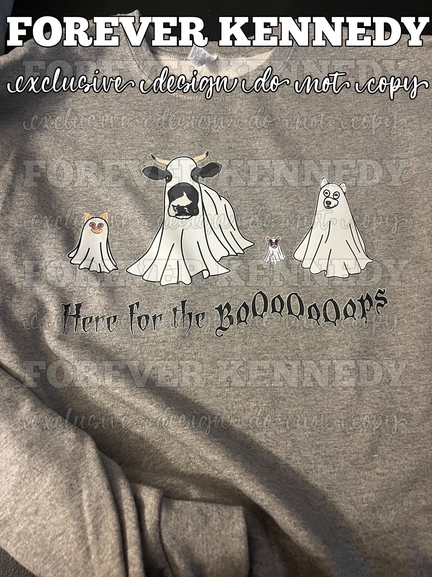 (MTO) Pick Your Apparel: EXCLUSIVE / Here for the Boops Ghost Animals