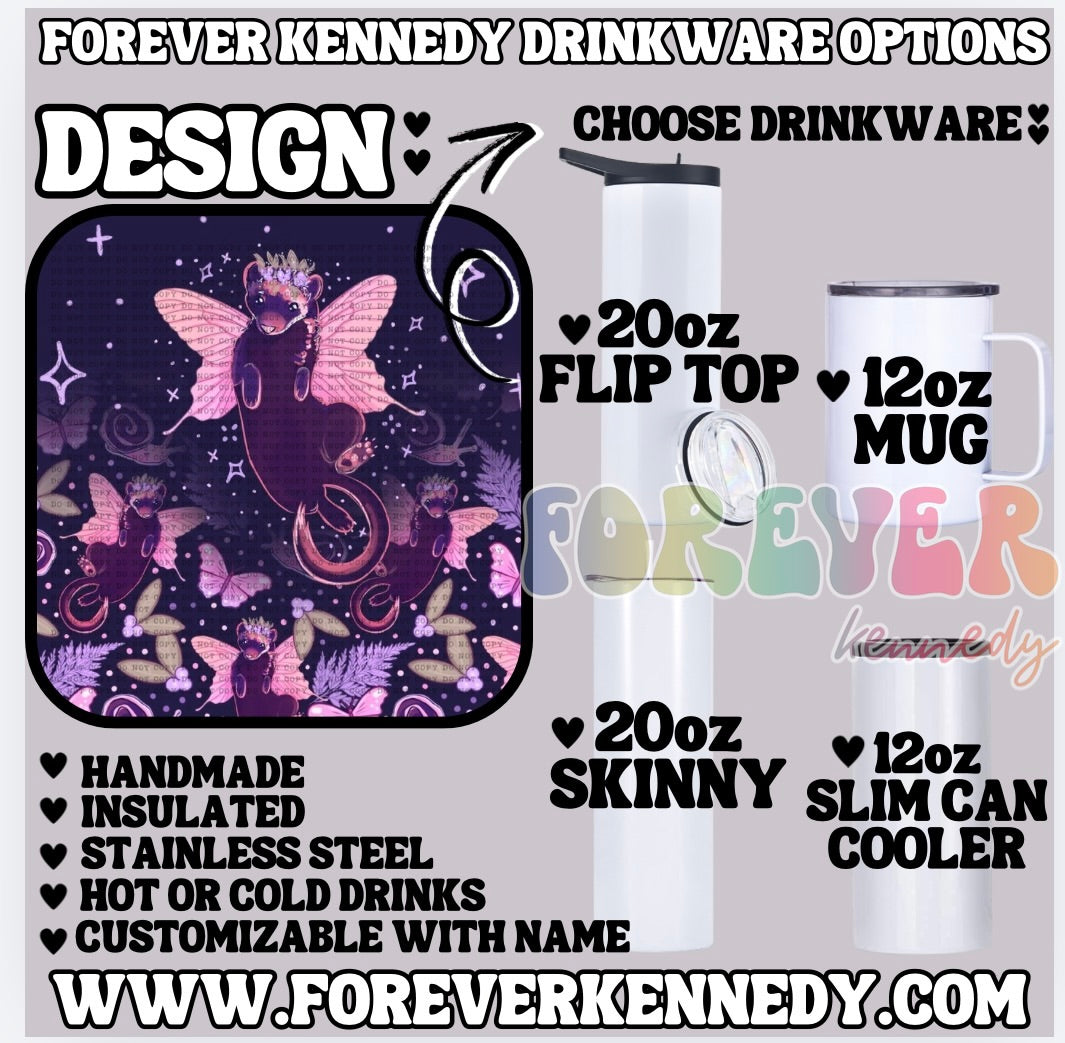 (MTO) CHOOSE DRINKWARE: Fae Ferret