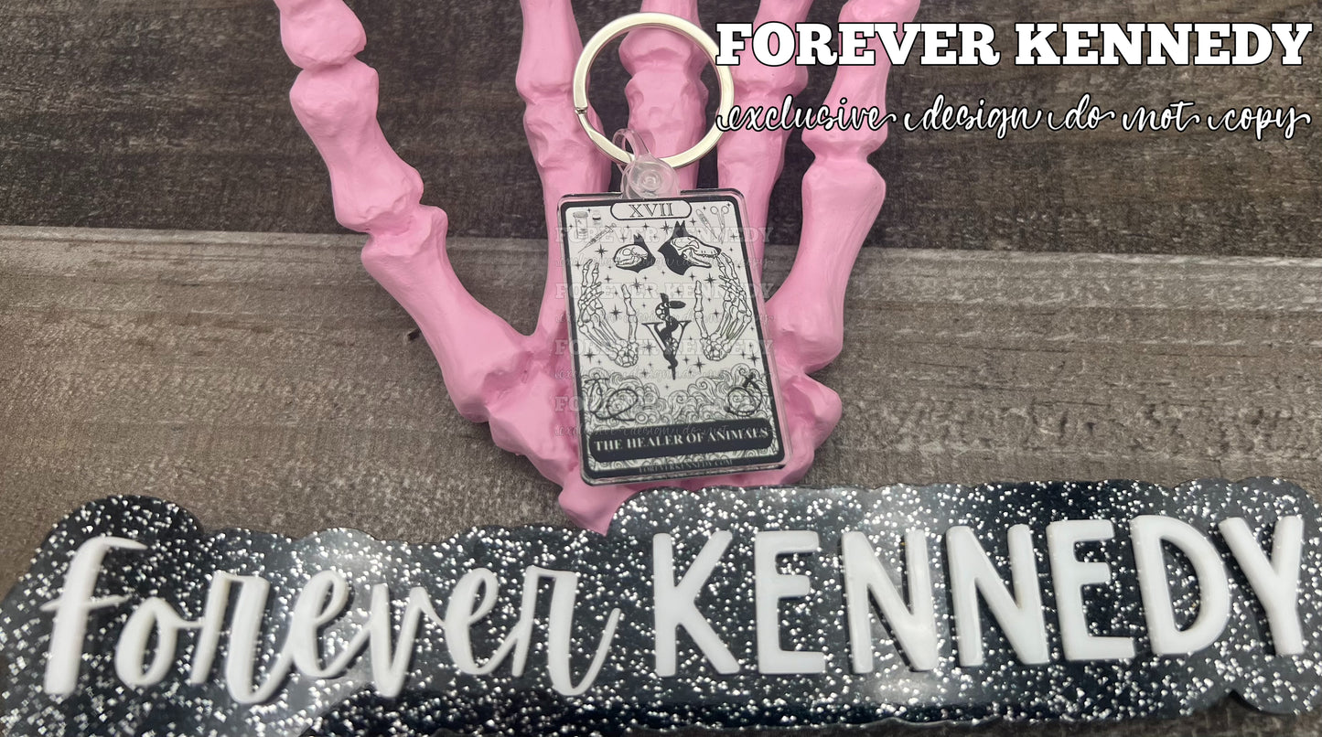 (RTS) Acrylic Keychain: EXCLUSIVE Veterinary Tarot