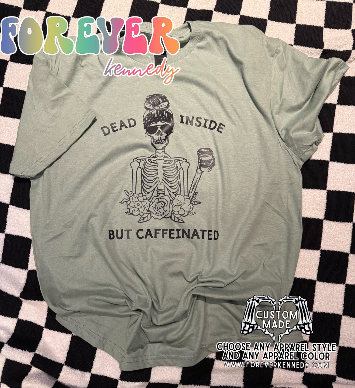 (MTO APPAREL) *LIMITED* CHOOSE STYLE: Dead inside but caffeinated