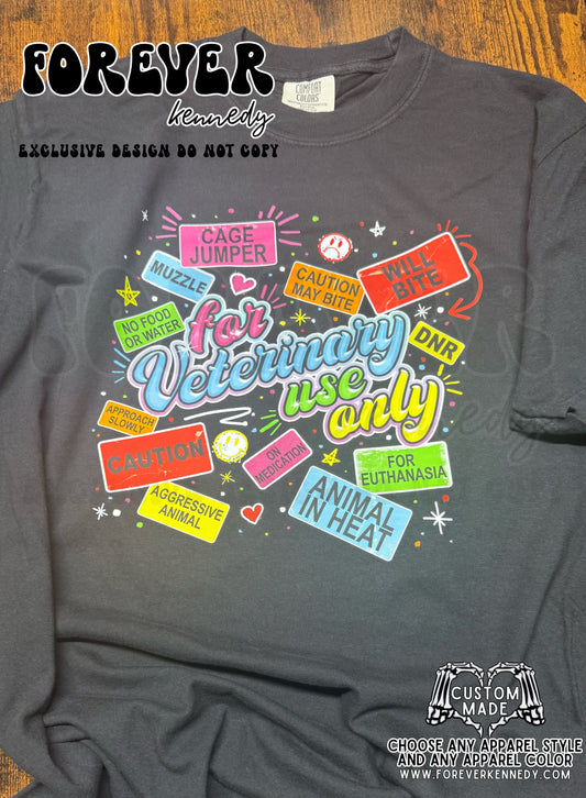MADE TO ORDER APPAREL -  EXCLUSIVE DESIGN * For Veterinary Use Only