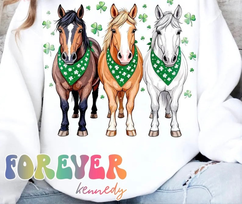 (MTO APPAREL) * CHOOSE STYLE / COLOR: Lucky Horses