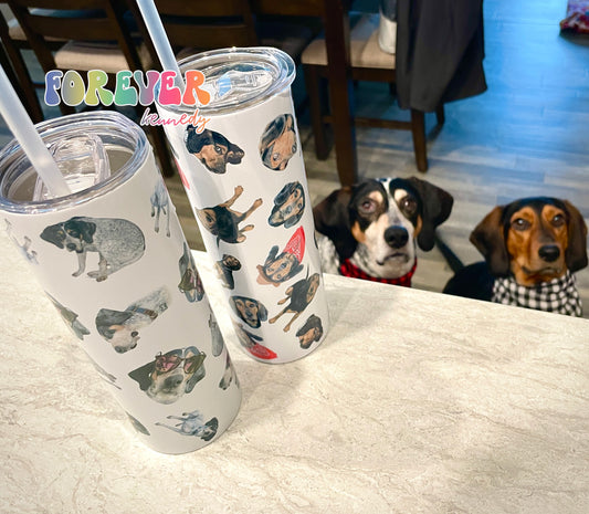 (MTO) Sub Tumbler: Custom Pet Photo