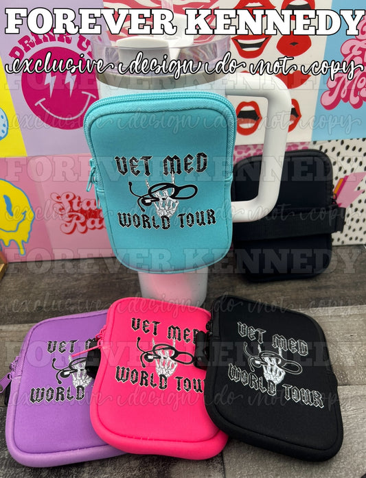 (MTO) Tumbler Bag with zipper: EXCLUSIVE DESIGN Vet Med World Tour