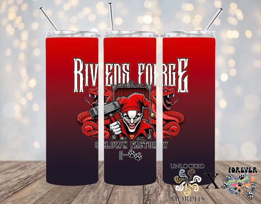 (MTO) 20oz Tumbler *choose style*: Rivens Forge Logo