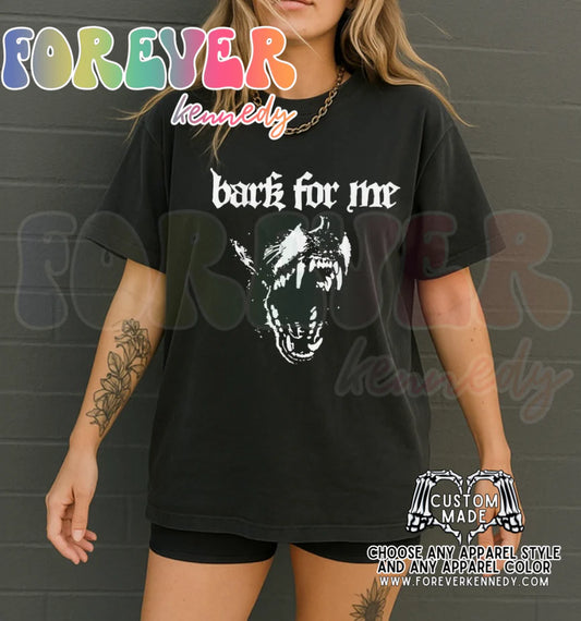 MADE TO ORDER APPAREL: Bark for me