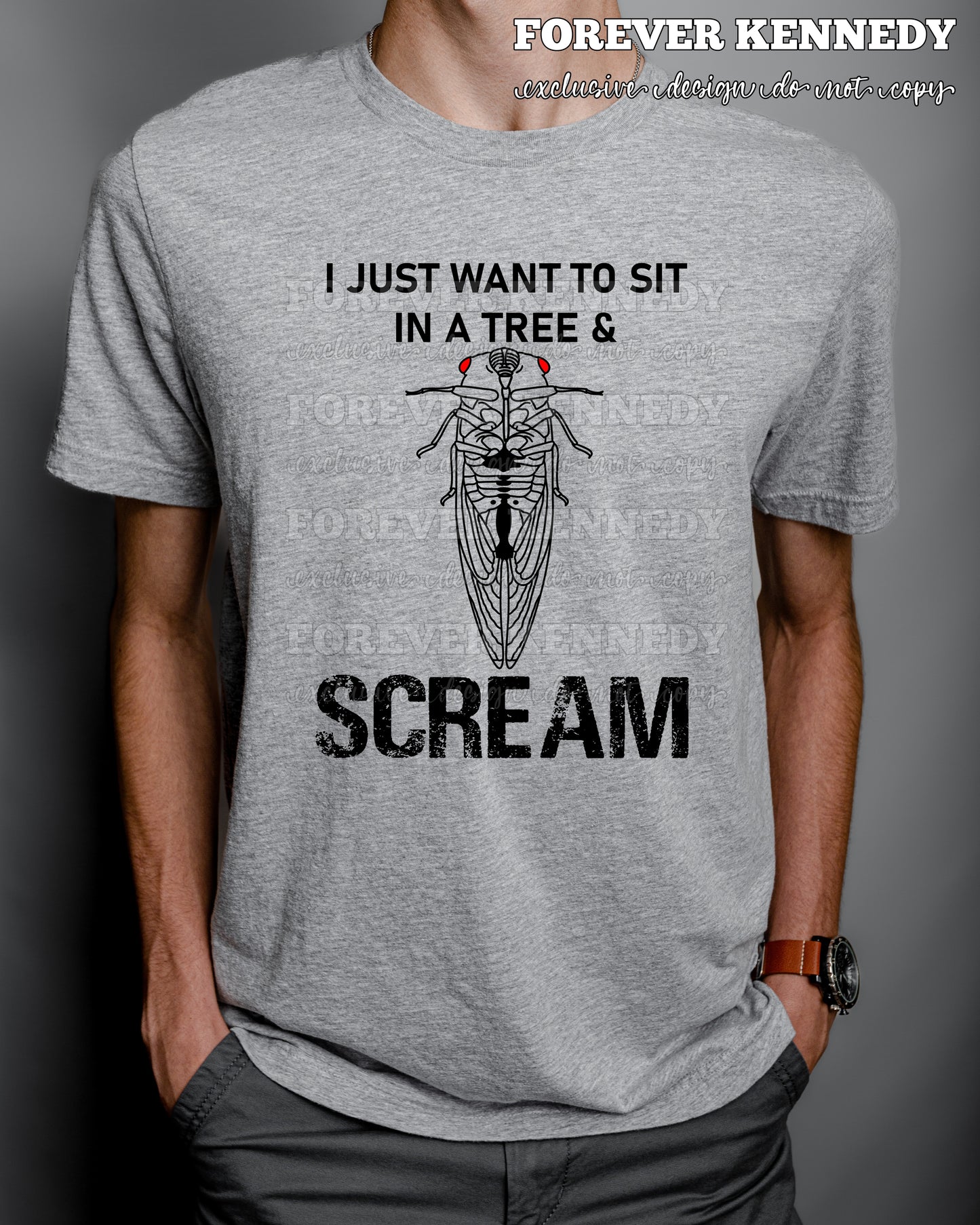 (MTO) CHOOSE YOUR APPAREL STYLE: EXCLUSIVE Cicada scream