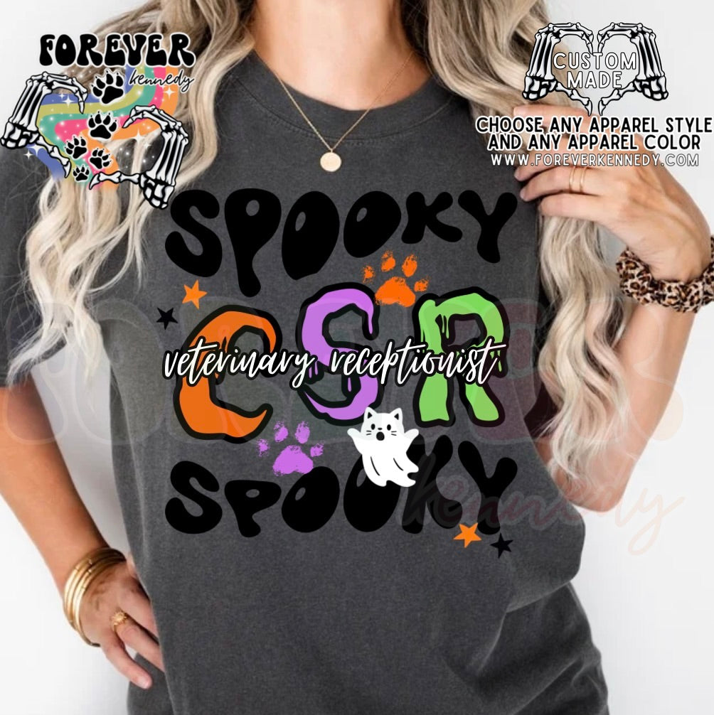 MADE TO ORDER APPAREL -  ORIGINAL DESIGN * Spooky Veterinary *custom title*