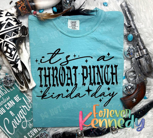 (MTO) / Comfort Colors T-Shirt: Throat Punch