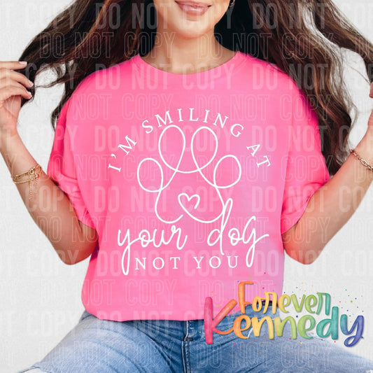(MTO) CHOOSE YOUR APPAREL STYLE: Smiling at your dog