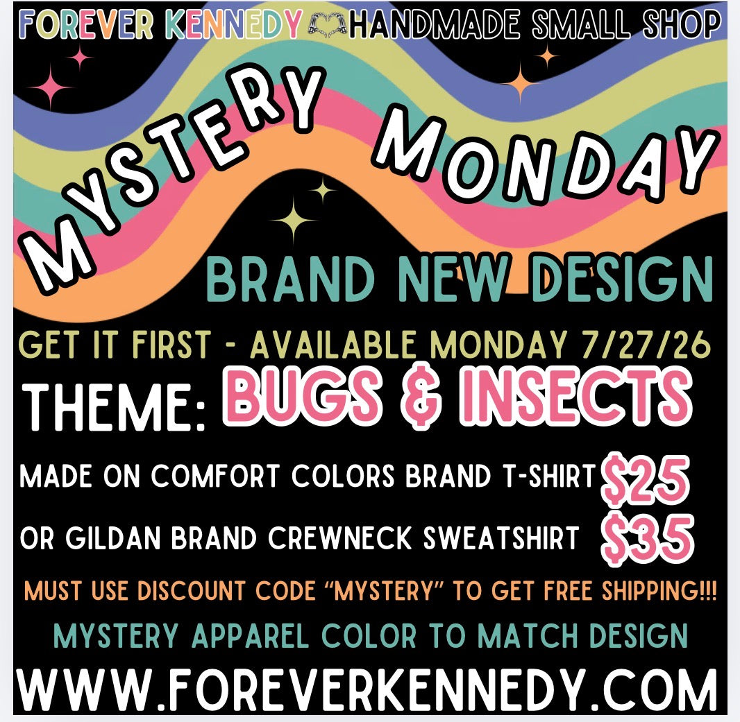 MYSTERY MONDAY * FLASH SALE - Mystery Design BUGS theme