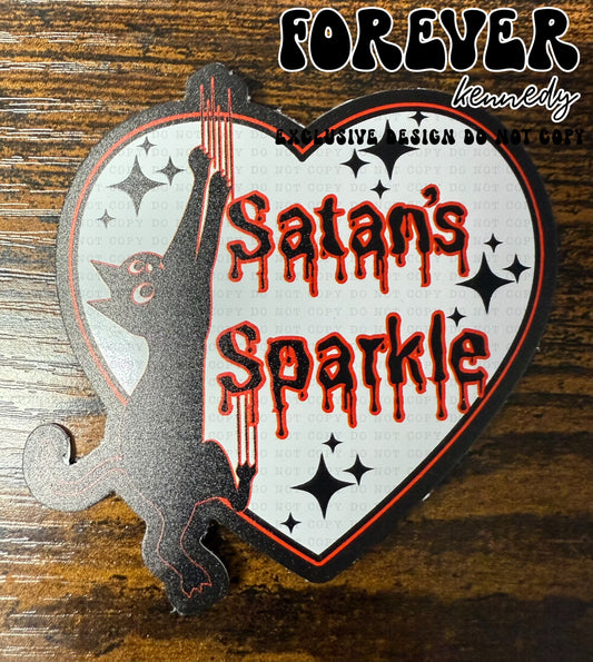 (RTS) Vinyl Sticker: EXCLUSIVE DESIGN Satan’s Sparkle