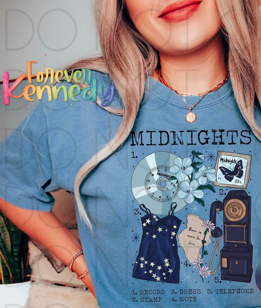 (MTO) Pick Your Apparel: Inspired Swiftie / Midnights