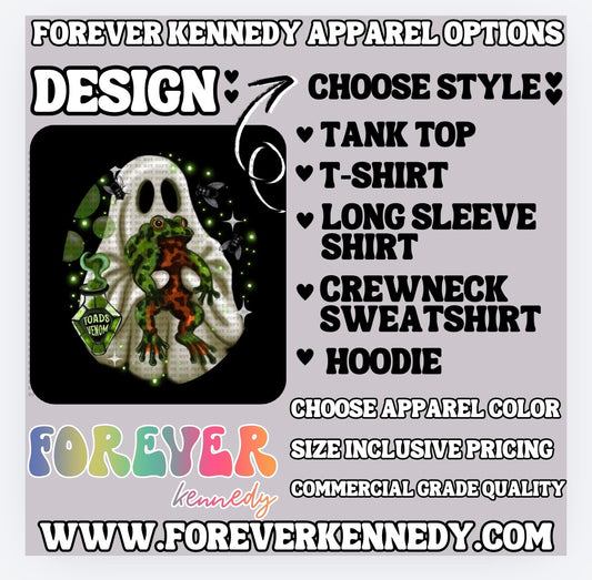 MADE TO ORDER APPAREL -  Toads Venom