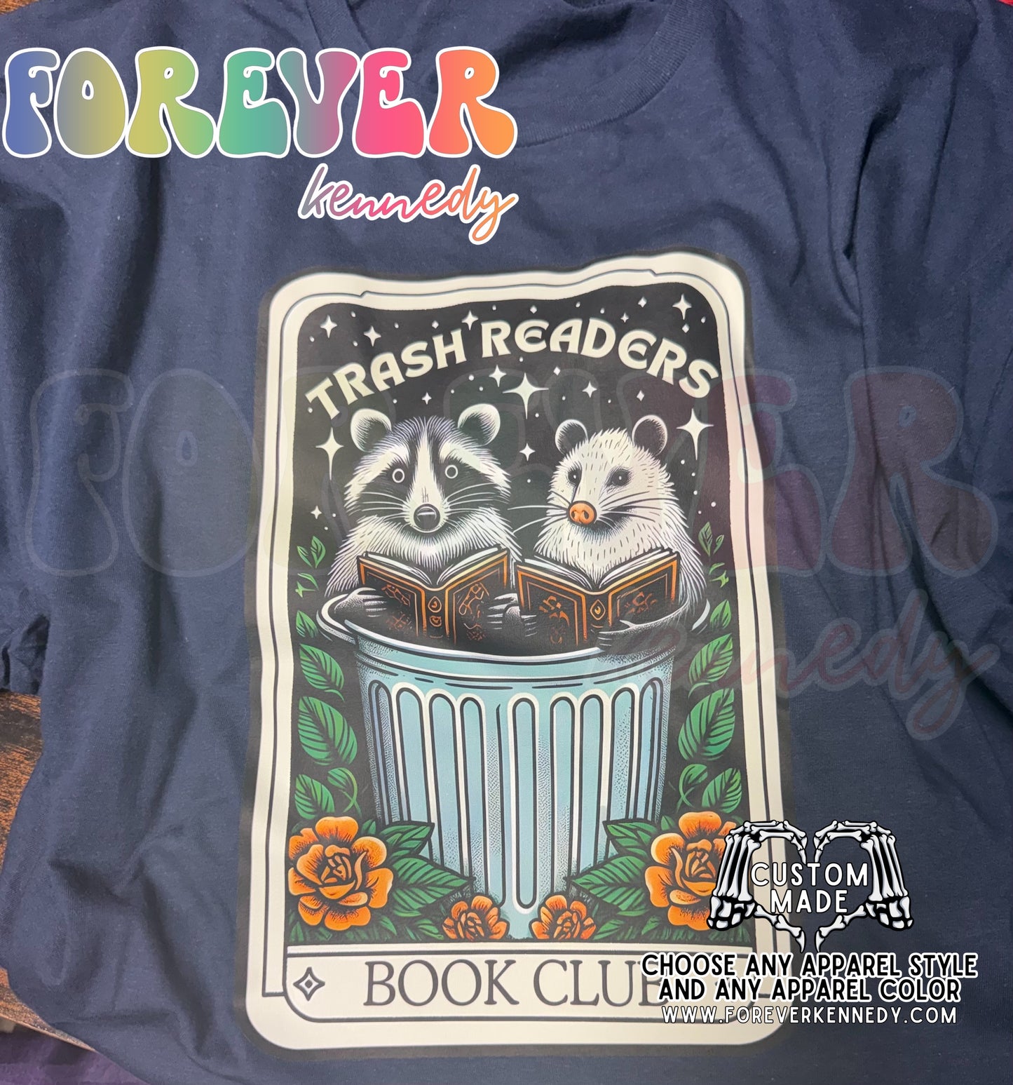 MADE TO ORDER APPAREL: Trash readers book club