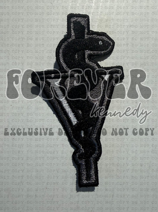 (MTO) Embroidered Patch: EXCLUSIVE DESIGN Veterinary caduceus