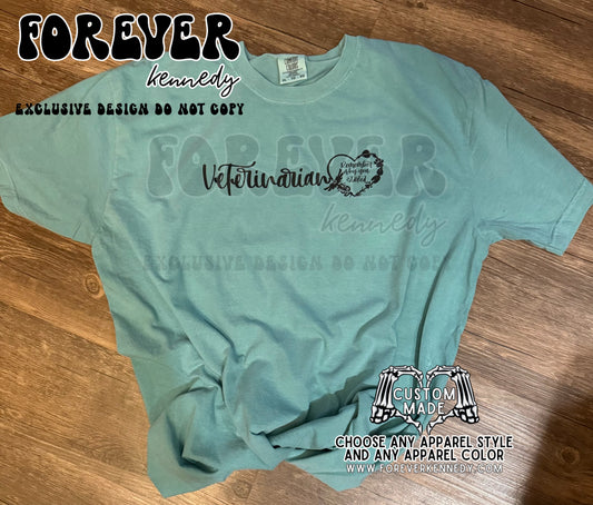 (MTO APPAREL) * CHOOSE STYLE: EXCLUSIVE DESIGN Veterinarian 🖤