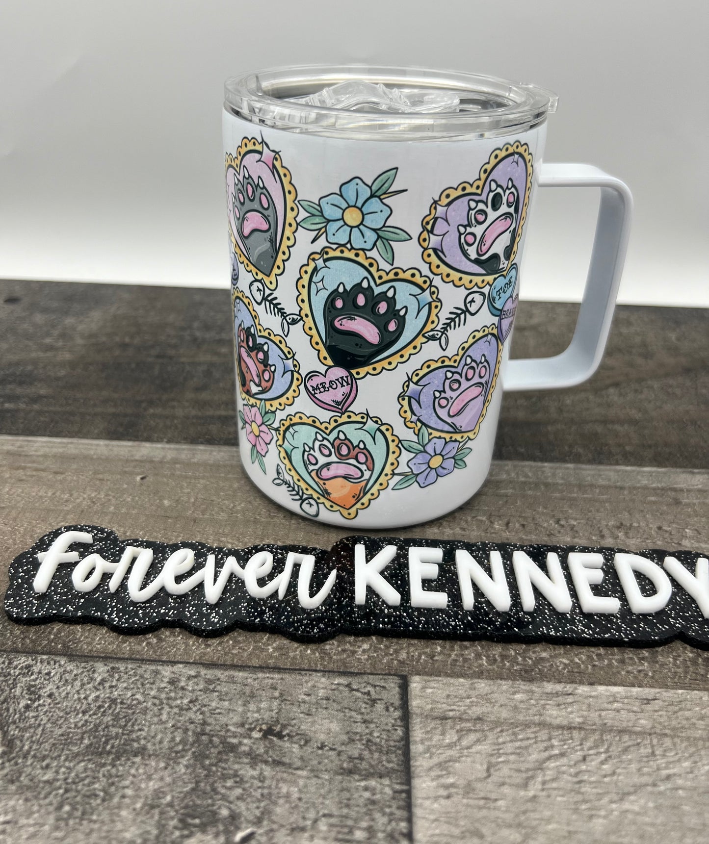 (MTO) Mug with Handle: Tattoo toe beans