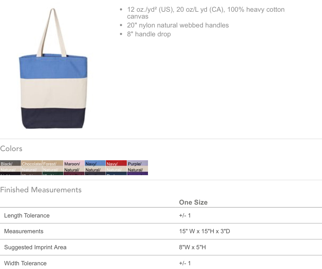 (MTO) Tote Bag: EXCLUSIVE DESIGN Advocate for your patients and for yourself