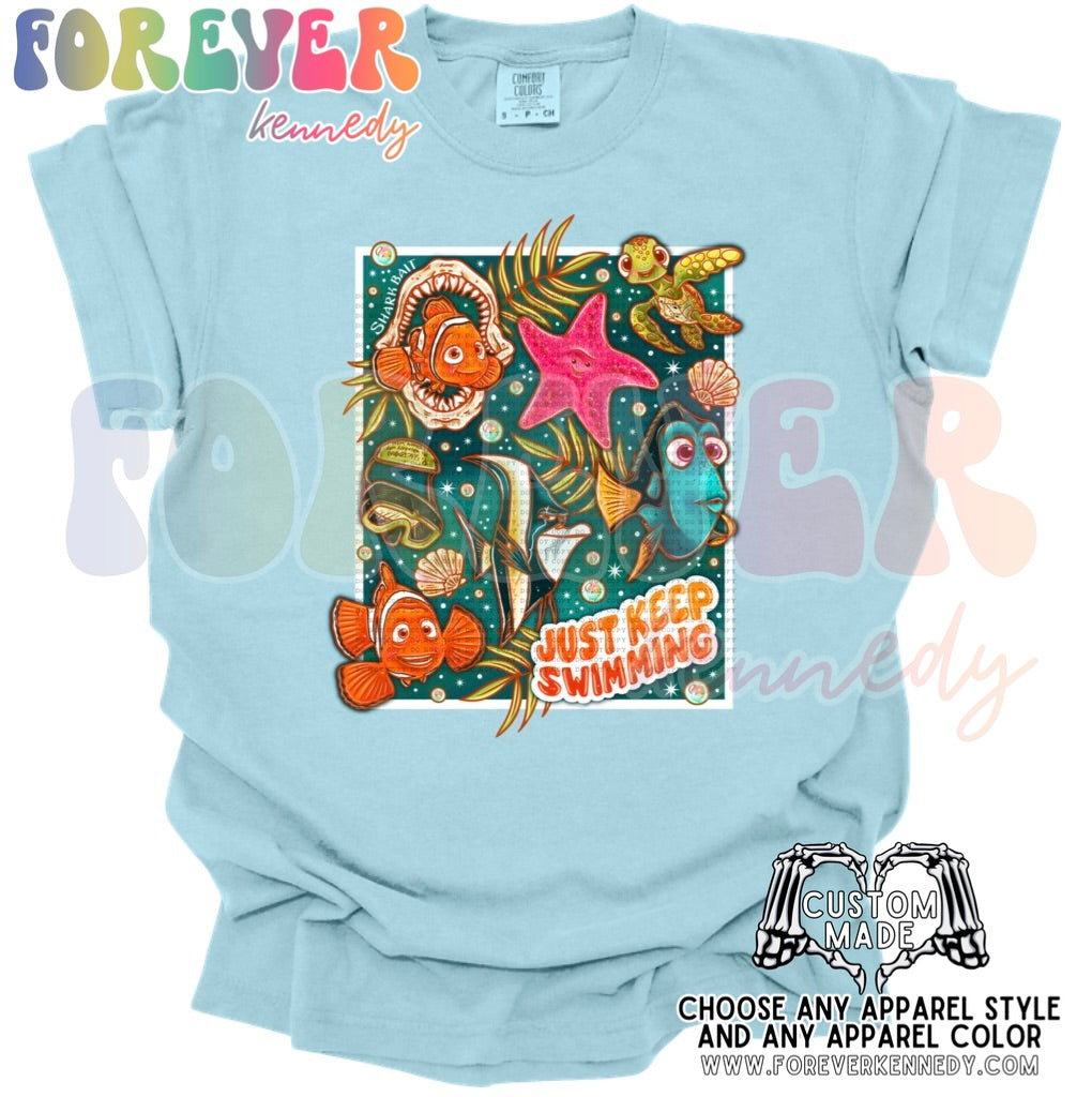 MADE TO ORDER APPAREL: Keep swimming