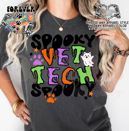 MADE TO ORDER APPAREL -  ORIGINAL DESIGN * Spooky Veterinary *custom title*