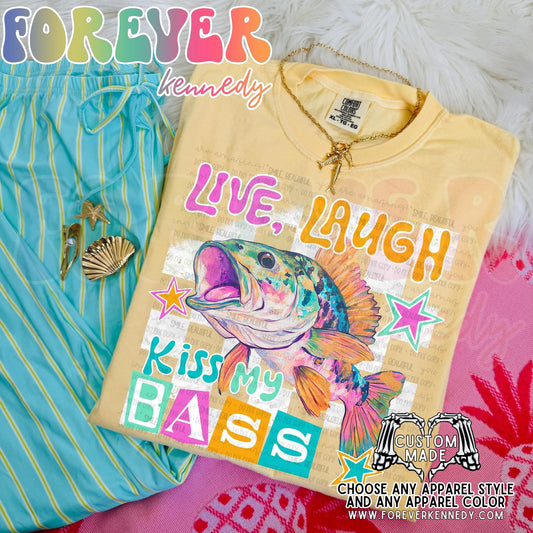 MADE TO ORDER APPAREL -  Kiss my bass