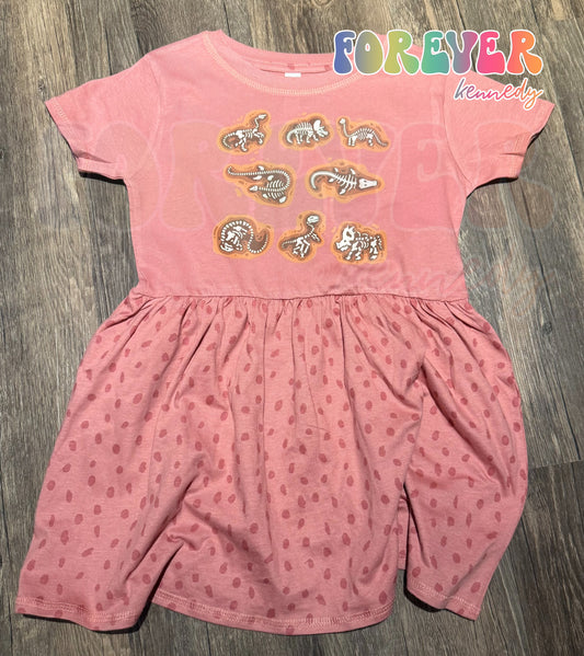 (MTO APPAREL) YOUTH DRESS: EXCLUSIVE DESIGN Dinosaur Fossils