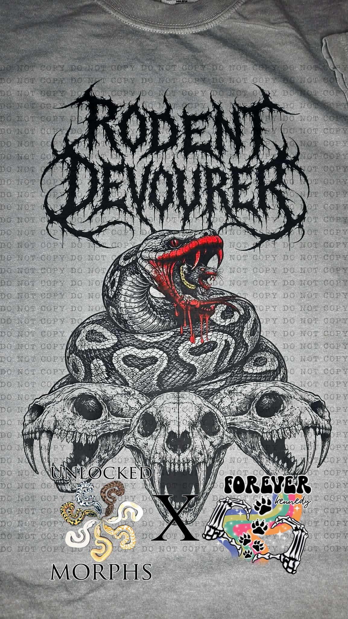 Comfort Colors Tee -  EXCLUSIVE DESIGN * Rodent Devourer (black design)
