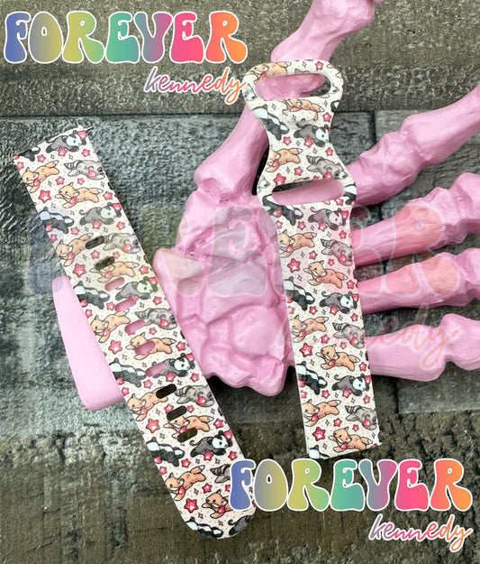 (MTO) Apple / Samsung / Fitbit Watch Band (Choose Size & Style): Trash Babies