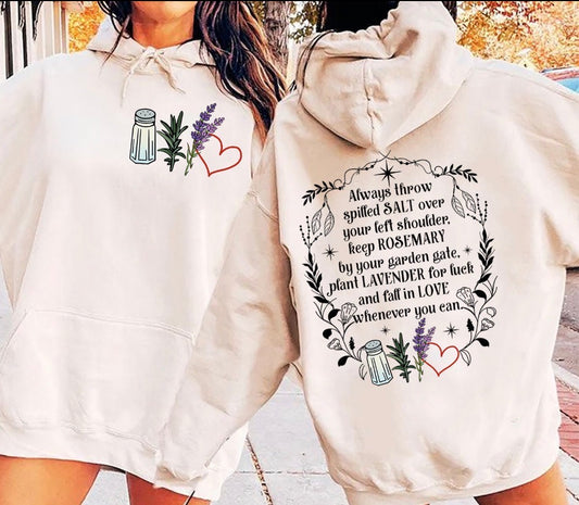MADE TO ORDER APPAREL - FANDOM * LIMITED * Salt Rosemary Lavender (front and back)