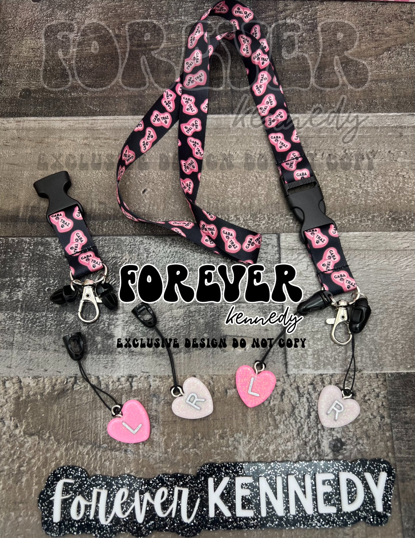 (MTO) Lanyard WITH L & R Xray Markers Keychain