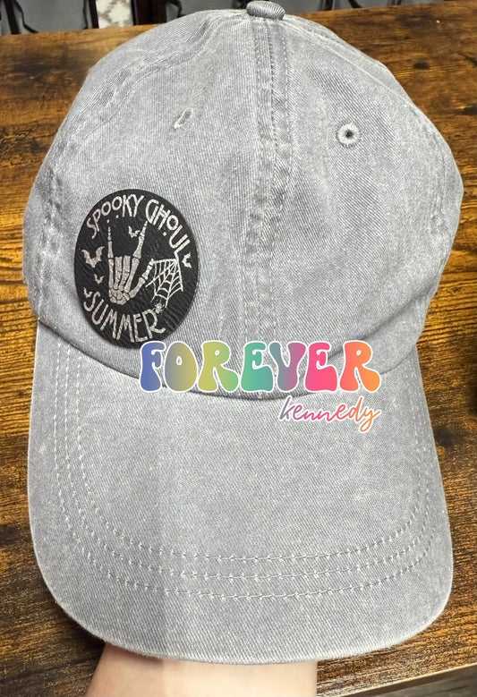 (READY TO SHIP) BASEBALL CAP Spooky Ghoul Summer