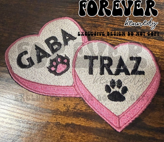 (MTO) Embroidered Patch: EXCLUSIVE DESIGN GABA/ TRAZ