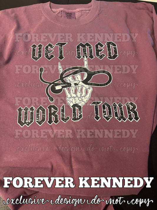 (MTO) EXCLUSIVE/Comfort Color Tee: Vet Med World Tour