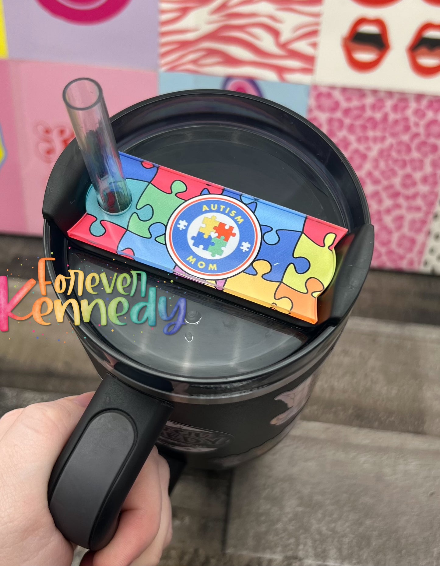 (MTO) Tumbler Topper 40oz: Autism Mom