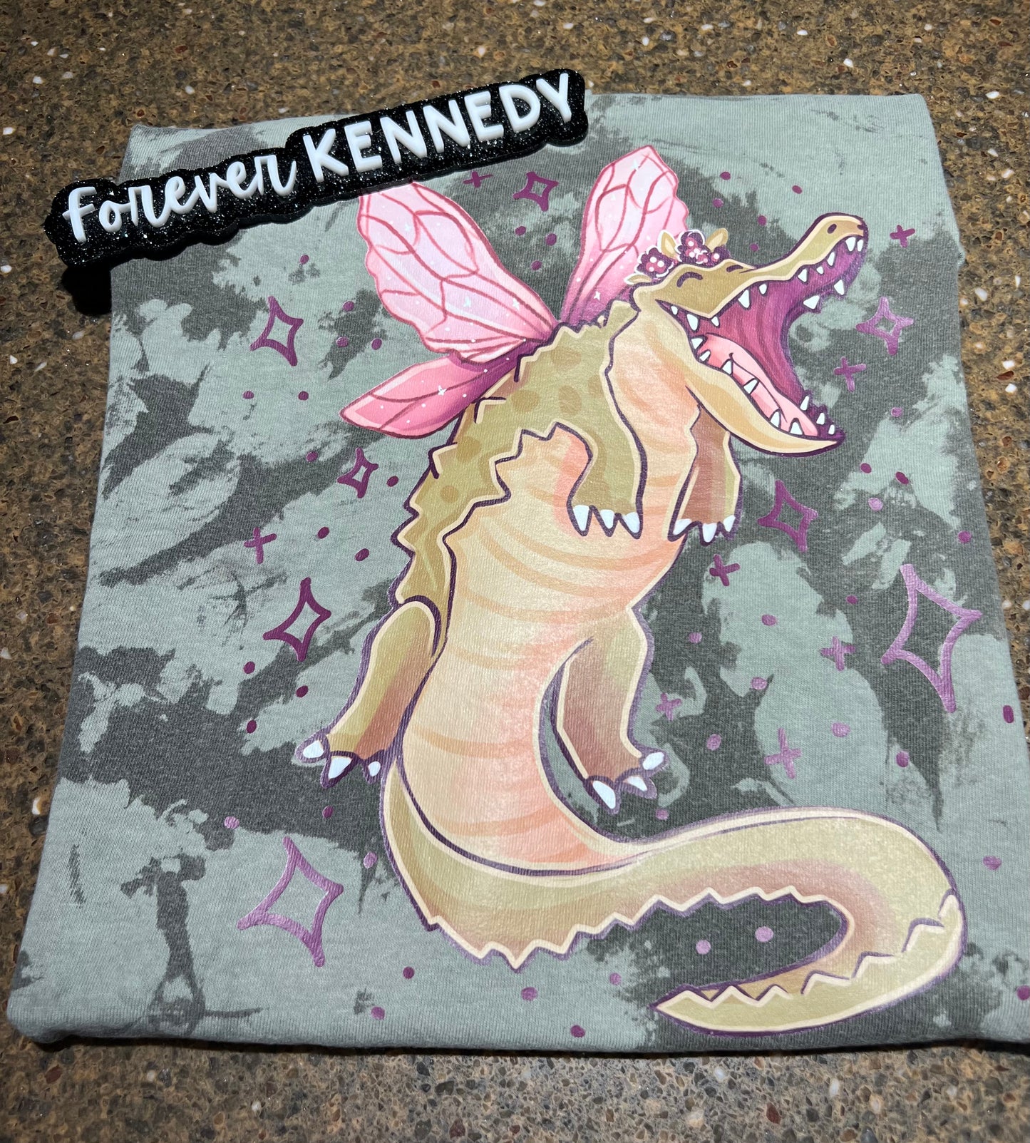 (MTO) / Dyed T-Shirt *Pick Your Color*: Fae Alligator