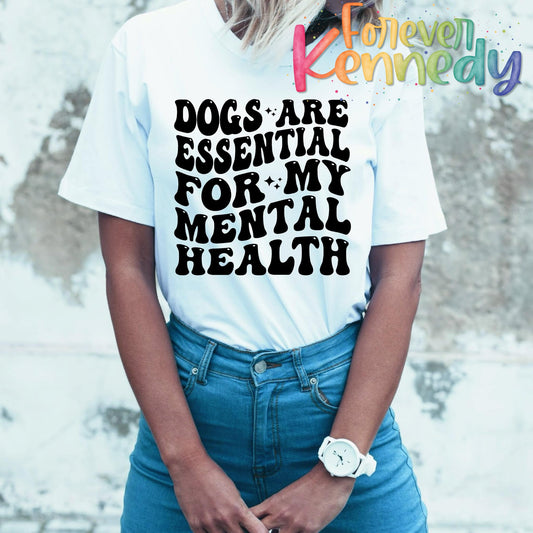 (MTO) CHOOSE YOUR APPAREL STYLE: Dogs mental health *black ink*