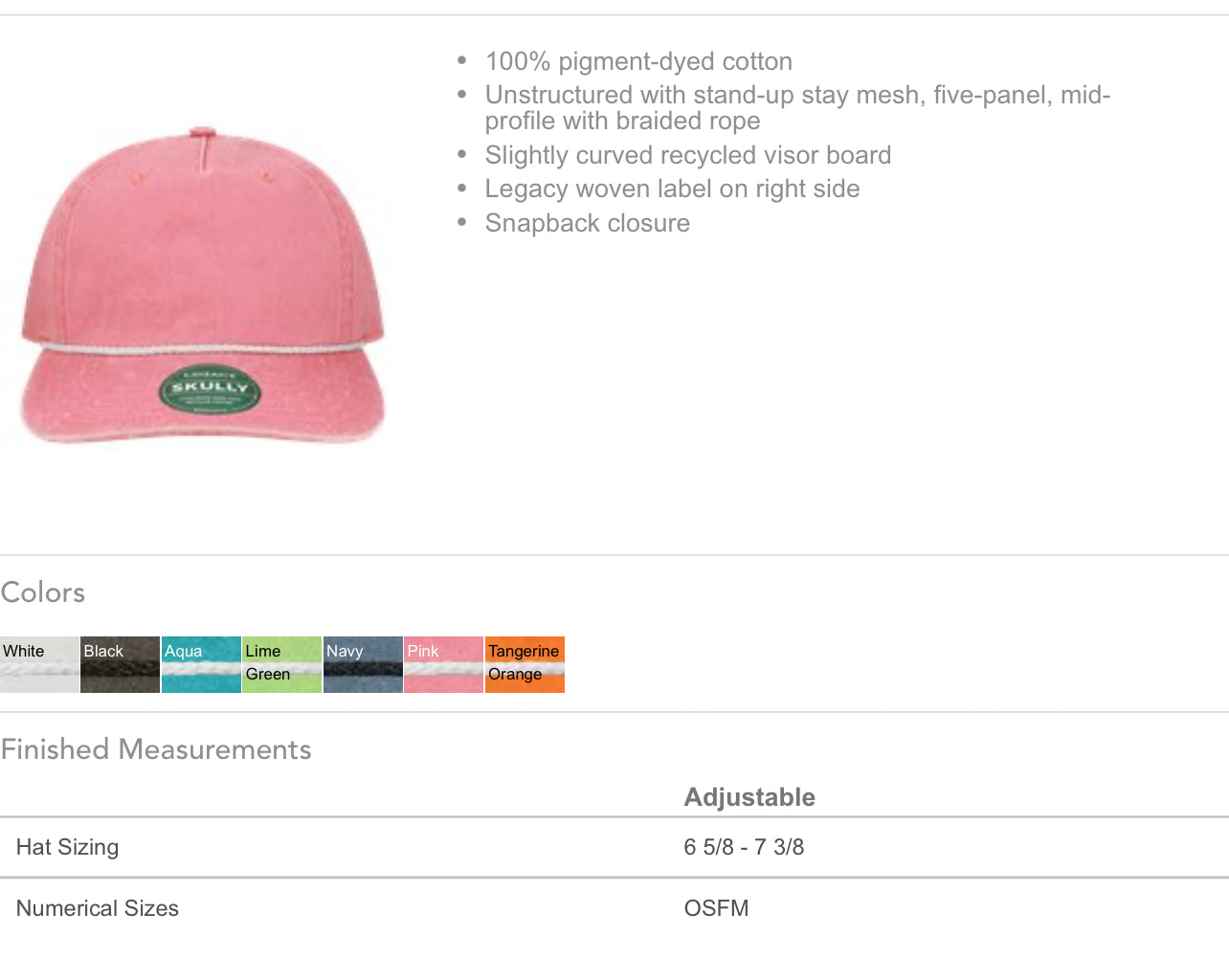 (READY TO SHIP) Legacy Hat: Cat Skull