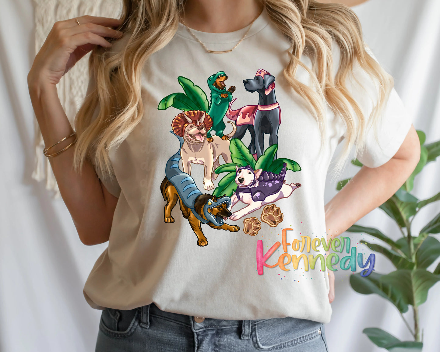 MADE TO ORDER APPAREL: Jurassic Bark Friends