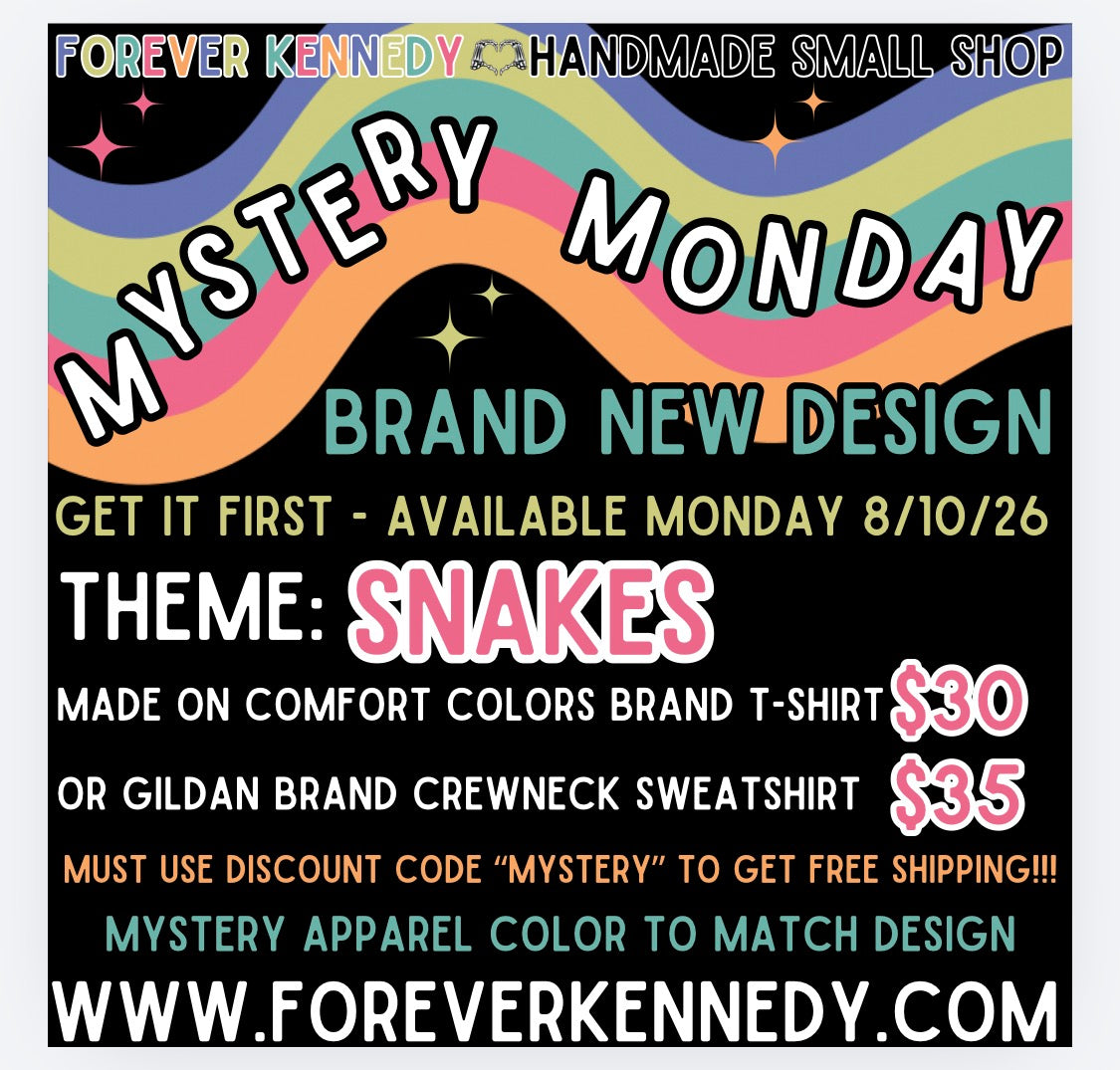 MYSTERY MONDAY * FLASH SALE - Mystery Design SNAKES theme