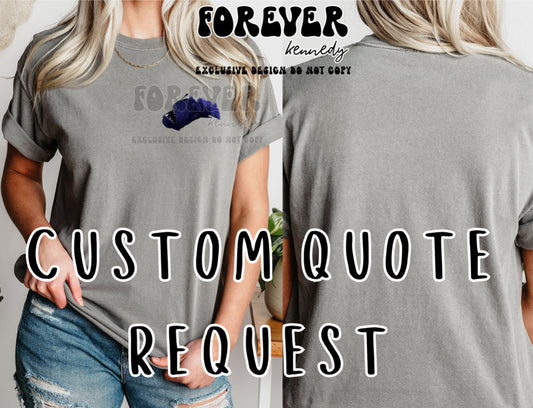 (MTO APPAREL) * CHOOSE STYLE: EXCLUSIVE DESIGN Anglerfish front/back *custom quote request*