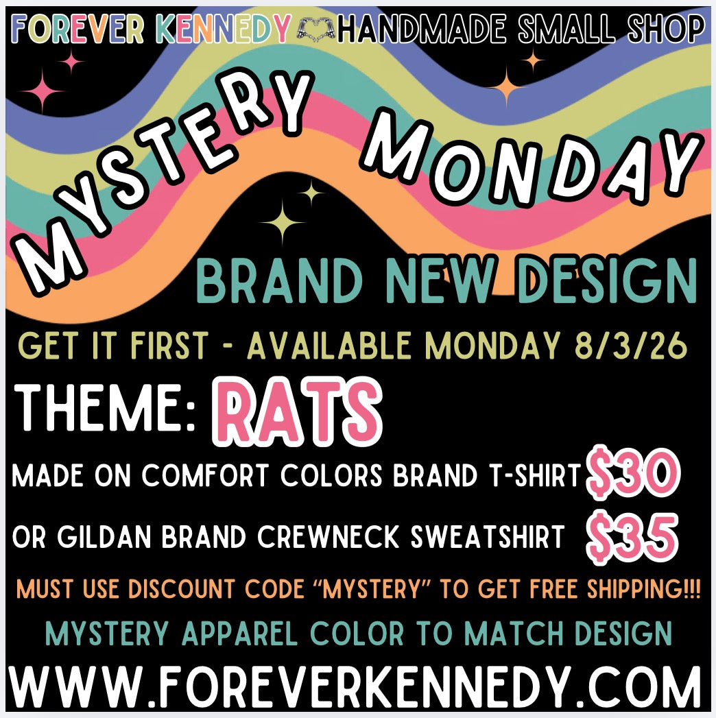 MYSTERY MONDAY * FLASH SALE - Mystery Design RATS theme